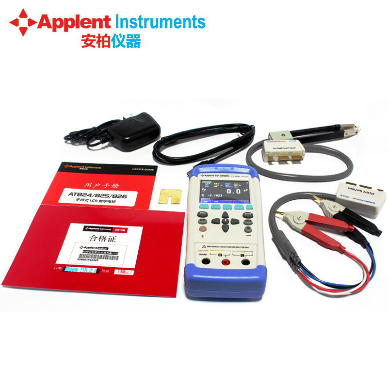 安柏手持LCR数字电桥AT825 AT826手持式数字电桥 便携式LCR测量仪