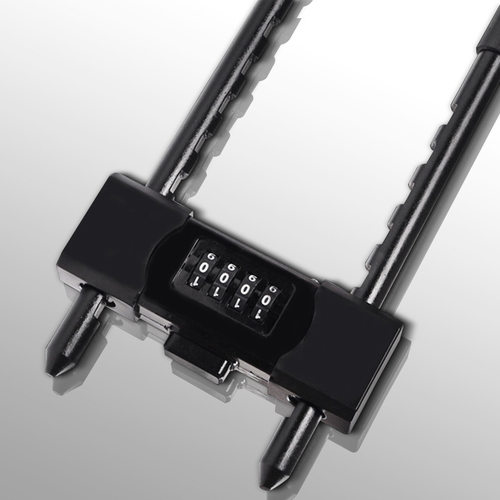 加长U型密锁商铺玻璃门双推开门锁拉门锁码防盗U形锁