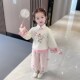 儿童古装 2024新款 春季 女孩梅花春装 女童汉服套装 国风新中式 春秋款
