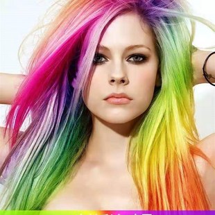 一次性喷雾黑色可洗临时膏彩喷头发彩色喷发胶快速粉色