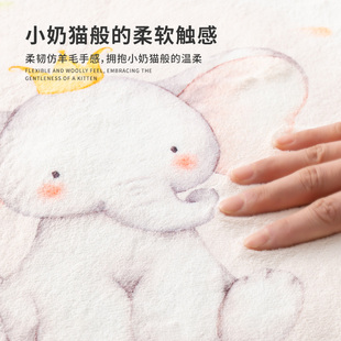 羊羔绒飘窗垫子定制阳台简约四季通用窗台垫主卧室榻榻米坐垫地毯