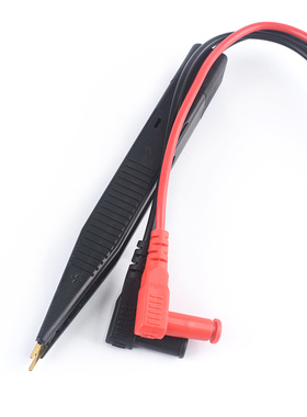 电容测试夹通用万用表笔镊子型电感贴片LGCR电阻SMD元器件测试夹