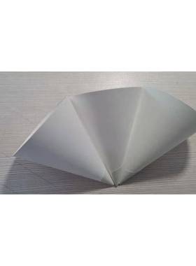 圆锥形纸杯5000只白色锥形纸杯一次性杯子尖底t机场办公室不卷边