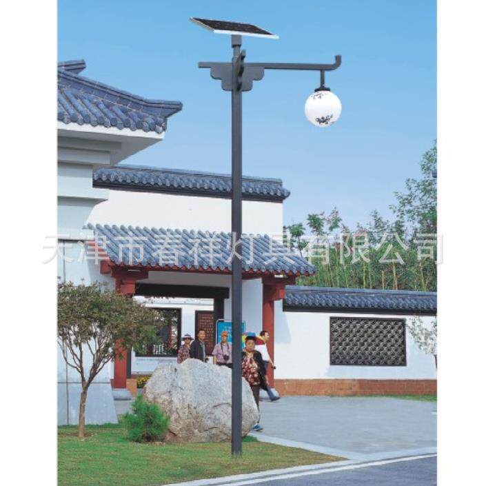 天津市春祥灯具直销多种规格太阳能庭院灯杆、路灯杆