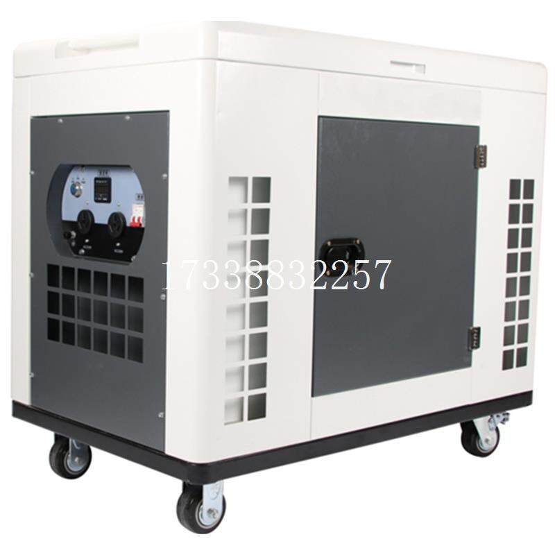 12KW静音汽油发电机组15KVA车载便携220V/380V单三相EF15000TE