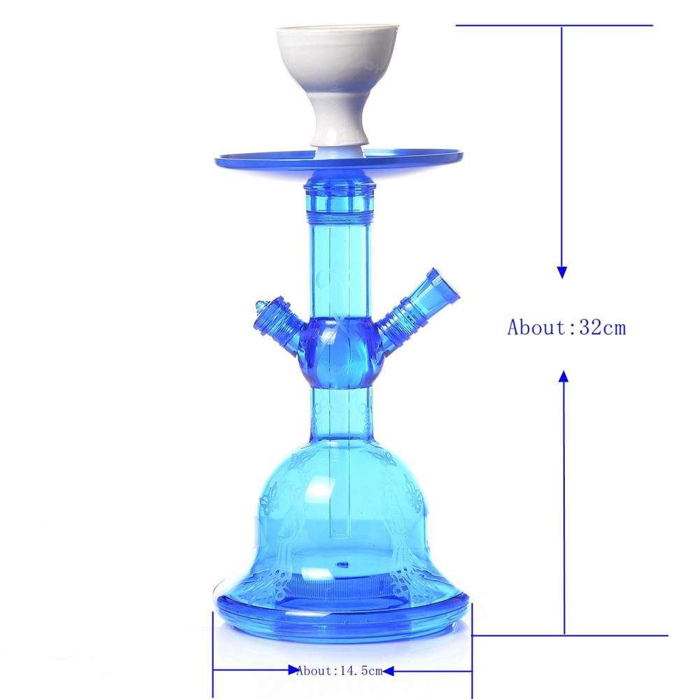 电商供应水烟壶亚克力水烟套装外贸出口shisha hookah
