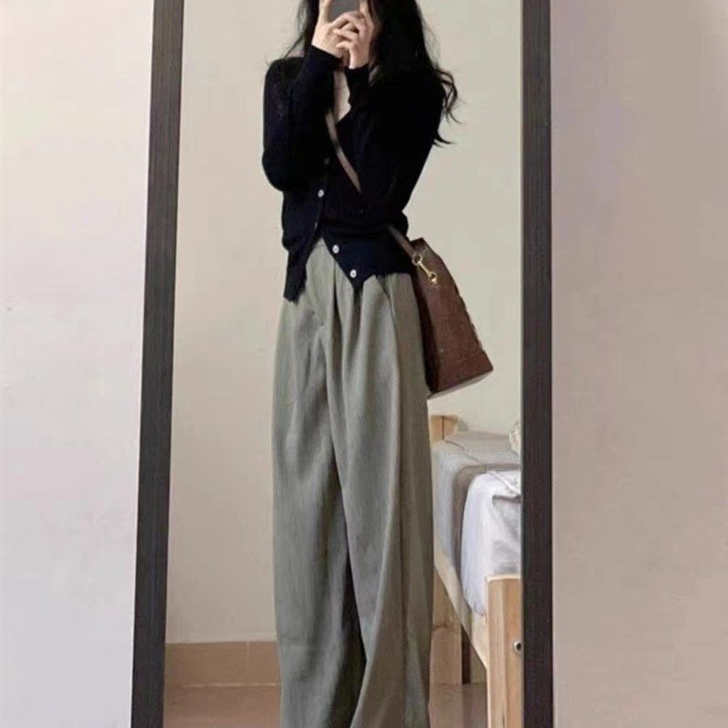 修身显瘦长袖针织开衫外套女春秋冬大码胖妹妹V领收腰上衣打底衫,女装/女士精品,毛针织衫,淘宝优惠券,粉丝福利购,淘宝优惠卷