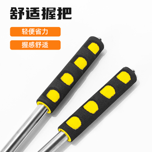 地膜钩子农膜钩不锈钢伸缩放风钩子可拉伸钩大蒜神器大棚破膜工具