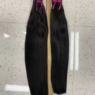 无痕接发真发水晶线接发束假发女真发发把纳米羽毛接发自己接头发