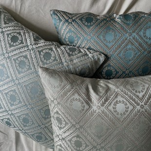 夏天沙发套罩和抱枕客厅轻奢高级感后背床背靠垫靠背大尺寸套子