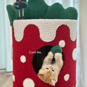 猫架 通用封闭式 Coni life雪桶猫窝猫树一体双层猫咪别墅猫屋四季