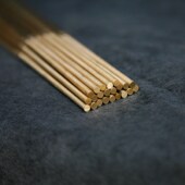 黄铜实心筷子铜勺子铜餐具手工打造补充铜元 素无镀层家用餐具