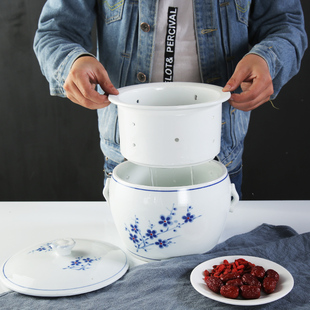 闽南溢汤炖盅专用锅溢鸭汤滴汤罐隔水炖内胆免过滤鸡汁益汤盅神器