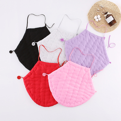 女士孕妇护胃肚兜秋冬装成人男睡衣内衣纯棉花手工加厚保暖护肚子