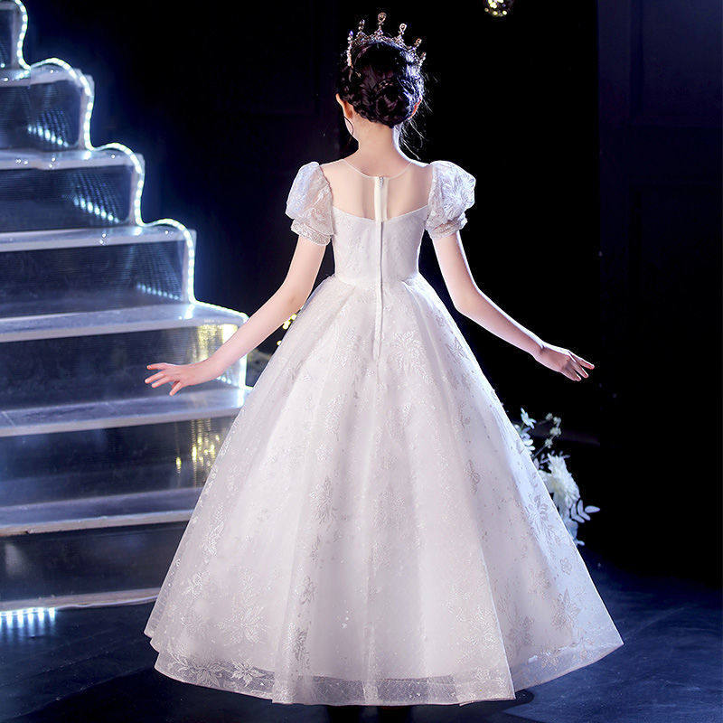 高端礼服女童生日公主裙大码新款高贵儿童钢琴小主持人花童表演服