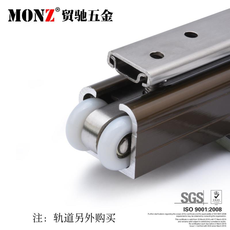 新品新品工程b五金配件不锈钢木门移门滑轮N拉门吊轮静音八轮吊轮