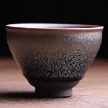 建阳建盏茶杯七彩曜变天目盏个人专用主人杯个性喝茶碗窑变油滴盏