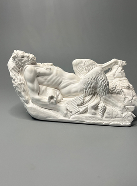 潘神古希腊神话雕塑复古罗马石膏像家居摆件生日礼物夜市摆摊礼品