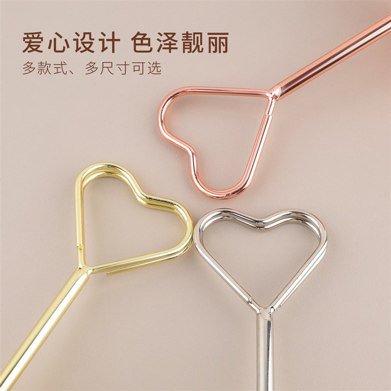 金属标签夹子桌面立牌夹台卡支架摆台便签夹立式留言夹名片夹小卡