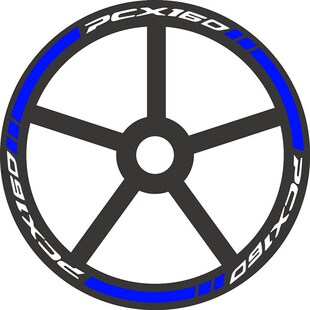 适用本田PCX160 125 150轮毂贴轮胎贴反光贴字母贴纸贴花装饰改装