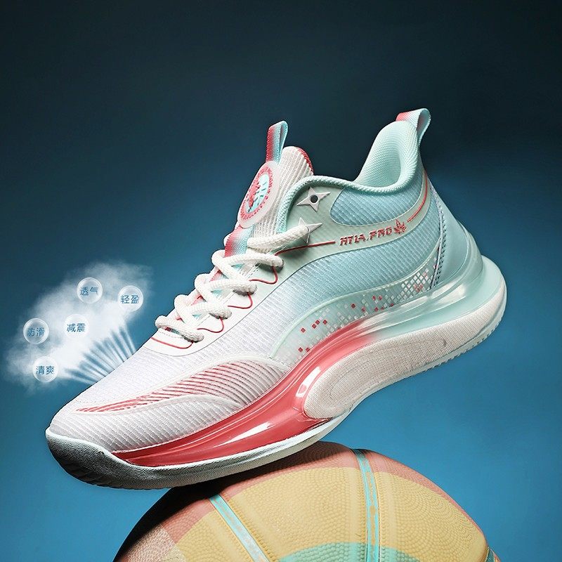 科比纪念篮球鞋实战男鞋春季皮面鞋子中小学生低帮透气运动鞋