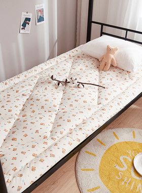 新疆棉花床垫软垫被宿舍加厚学生单人90x190褥子1.2m榻榻米垫防滑