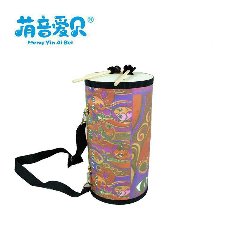 厂家 彩绘图案 儿童打击乐器 奥尔夫乐器 背带鼓 手拍鼓