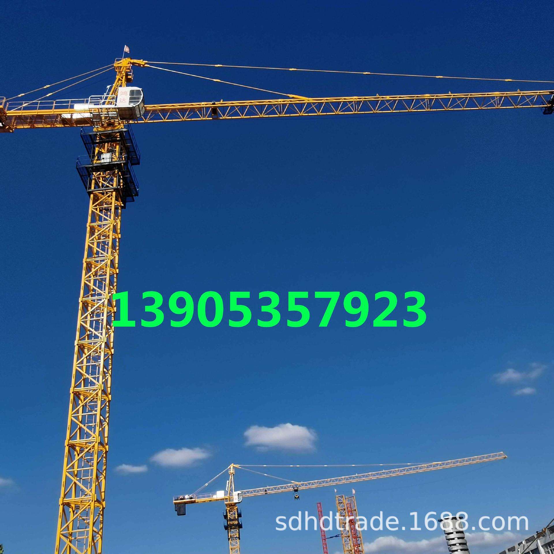 2024新款QTZ63(5010)塔式起重机塔吊6吨变频塔机内爬移动工厂直销