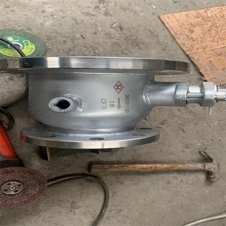 BQ41PPL-16P DN150不锈钢保温夹套球阀高温蒸汽导热油一体式法兰