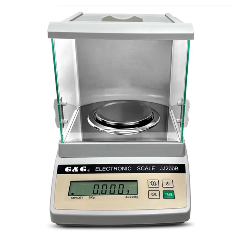 双杰JJ100B电子分析天平 JJ200B千分之一天平 JJ300B实验电子天平