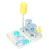 奶瓶沥干架晾干支架婴儿儿童奶瓶刷可折叠沥水架外出便携奶瓶清洁