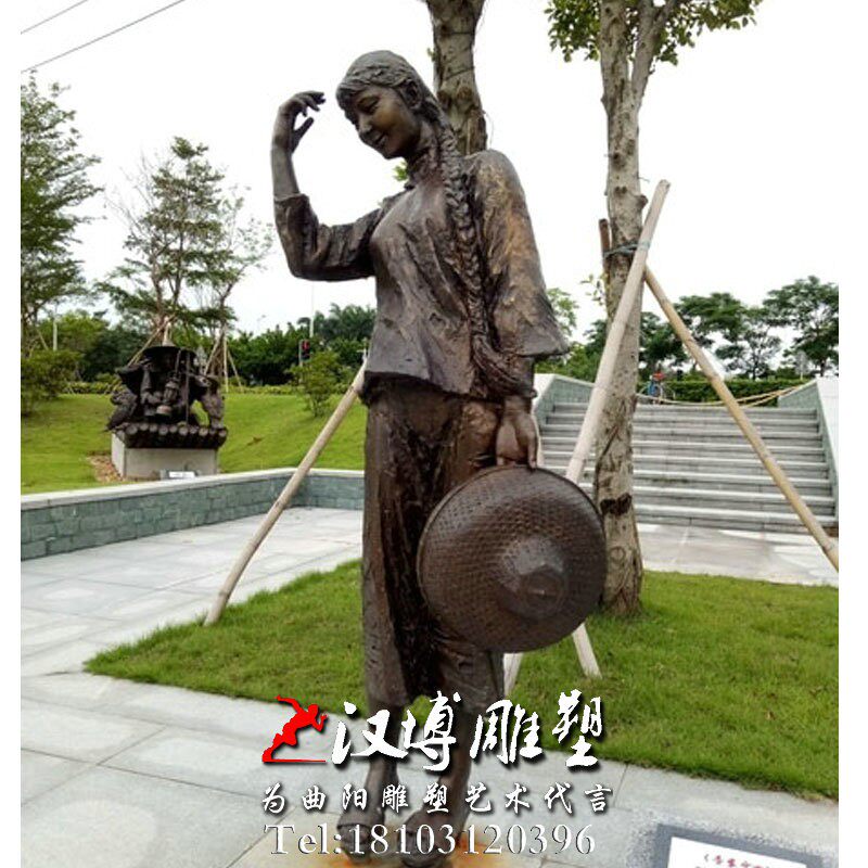 渔民人物主题玻璃钢制作铜雕人物户外城市广场园林景观雕塑制作
