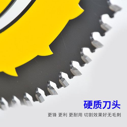 客美亚电圆锯台锯片斜切锯铝机铝合金木工切割10寸12寸合金刀片