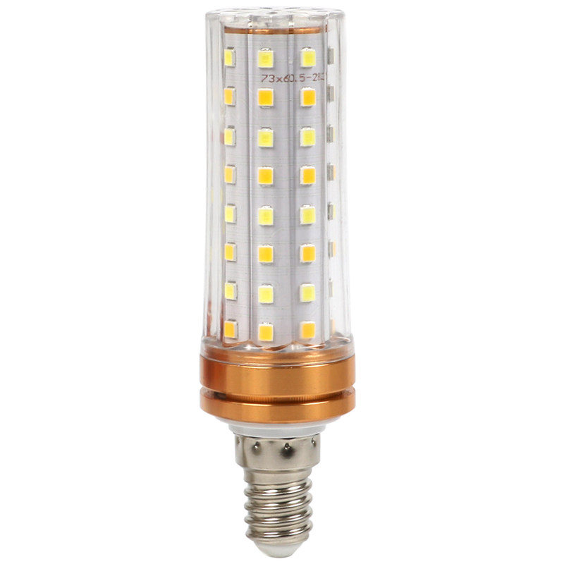 超亮led三色变光玉米灯泡e27e14大小螺口蜡烛灯泡家用球泡节能灯