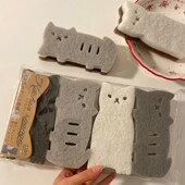 一套4个装 猫咪海绵擦加厚双面可用百洁布清洁工具厨房洗碗刷抹布