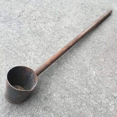 带柄圆形铝水桶汤勺 浇包 铝水勺舀料勺铁水桶打渣勺桶包邮可定做