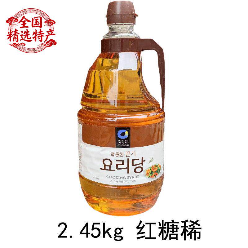 清净园糖稀韩国进口玉米糖浆10kg餐饮商用包装饴糖牛轧糖多省包邮