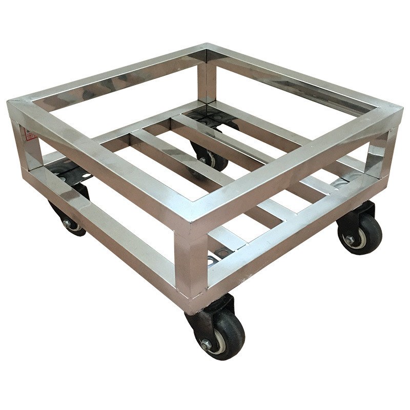 不锈钢托架大盆栽盆景移动花架多功能花盆架鱼缸架子家用底架底座