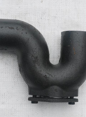 柔性铸铁管W型P门弯反水存水弯DN50 75 100下水排水管件接头配件