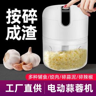 多功能料理机电动肉馅机家用绞肉机婴儿辅食搅拌奶昔捣蒜器搅碎机