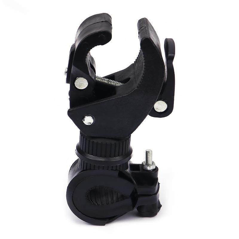 360度旋转 灯架手电筒支架 灯夹 架子 单车骑行装备