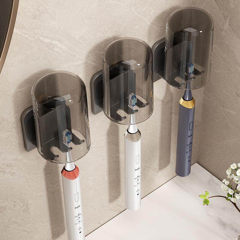 牙刷置物架免打孔墙上壁挂式吸盘卫生间电动漱口杯刷牙杯收纳套装