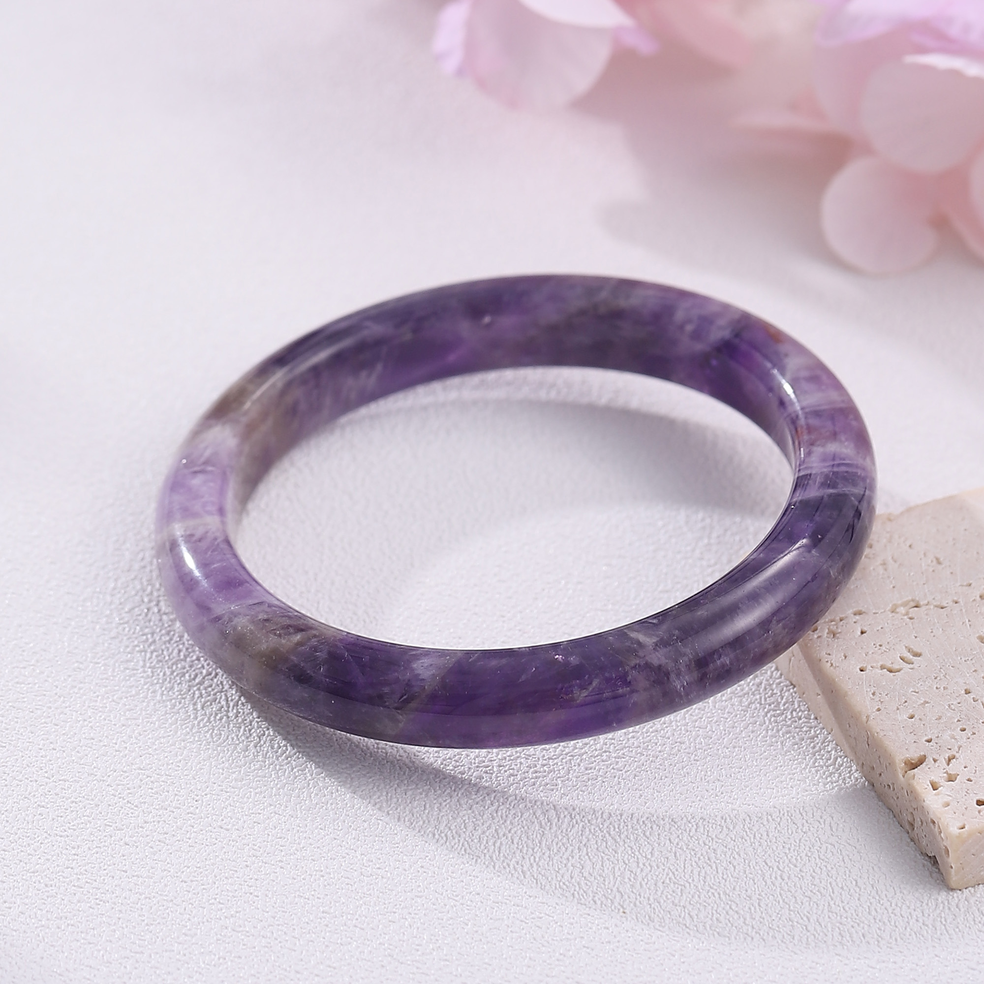 【莹莹专享】（深）紫水晶手镯