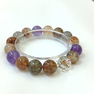 紫金超七水晶手串 璇姐专享