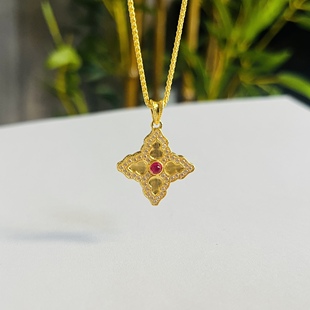 贝壳四叶草吊坠 璇姐专享