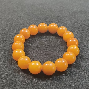 鸡油红蜜蜡手串 璇姐专享