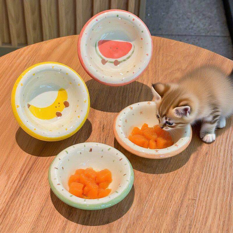 可爱陶瓷宠物专用用品宠物食盆猫咪迷你粮碗狗狗喝水食盆猫碗狗碗