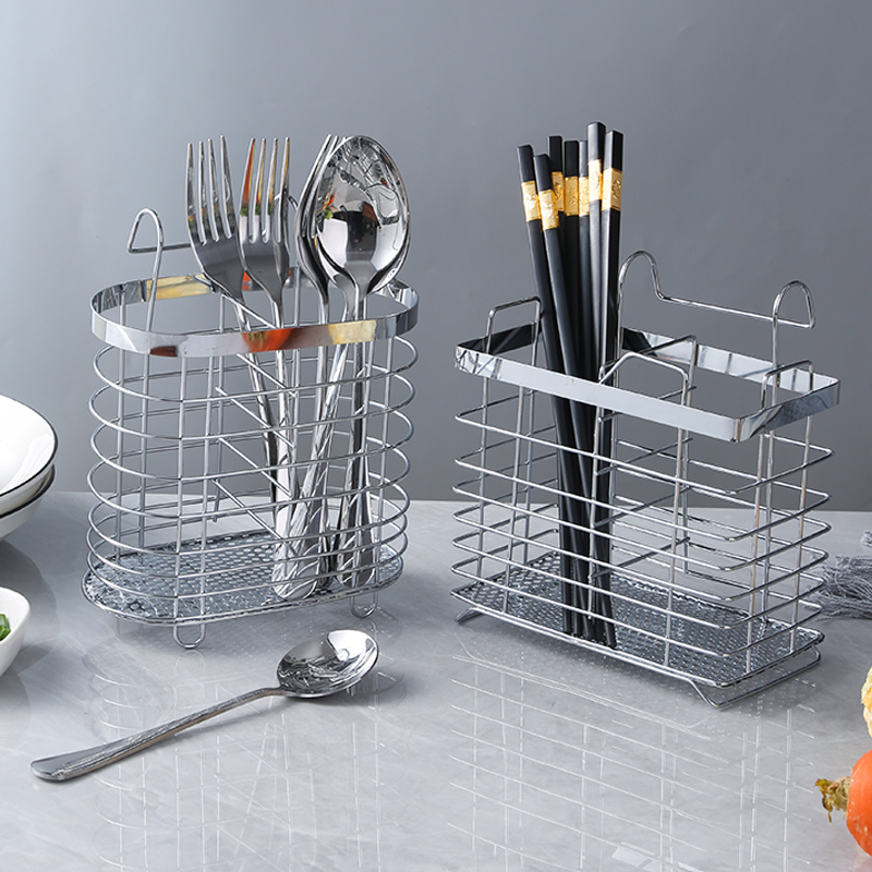 火灵儿钢筷子筒不锈钢筷笼置物架