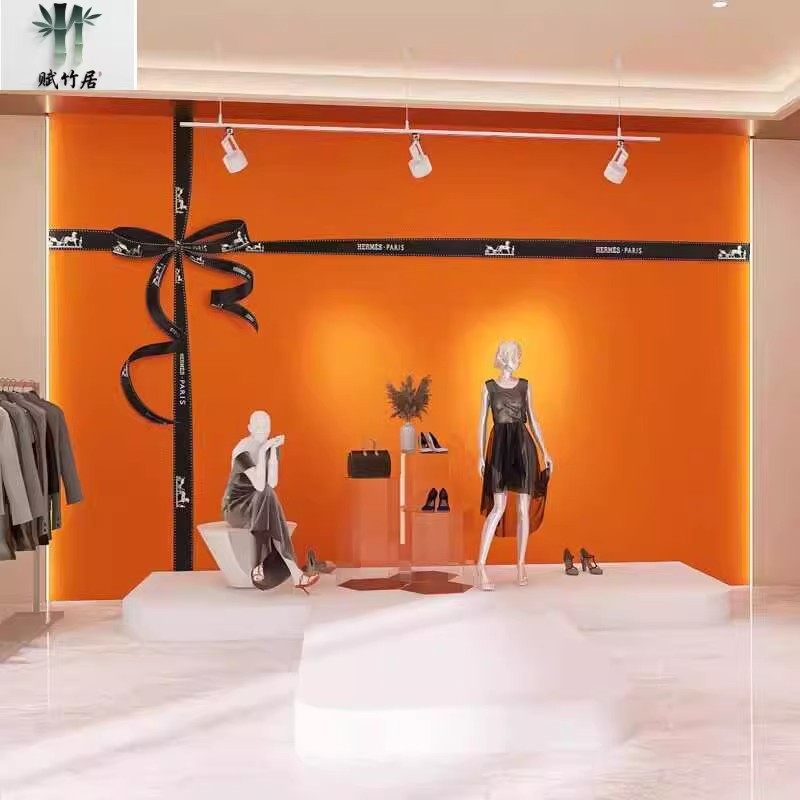轻奢金刚板橙色碳晶板服装店餐厅美容院墙板扣板网红直播间护墙板,基础建材,集成板,淘宝优惠券,粉丝福利购,淘宝优惠卷