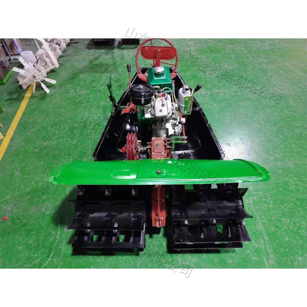 乘坐式平原丘陵机耕船水路两用农用土地耕作整机柴油水田机耕船